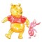 BePuzzled 3D Licensed Disney Deluxe Crystal Puzzle-Winnie The Pooh And Piglet